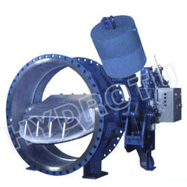 Large Hydraulic Counter Weight Butterfly Valve