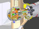 Adjustable Blades Bulb Tubular Hydro Turbine / Water turbine for Low Heads 2m - 20m
